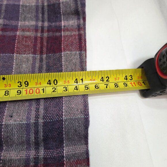 Sears Teens Boutique Plaid Dress Vintage Size 10 - Picture 9 of 9